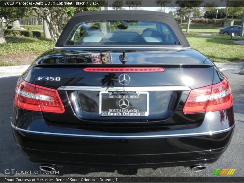 Black / Black 2013 Mercedes-Benz E 350 Cabriolet