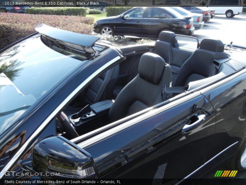 Black / Black 2013 Mercedes-Benz E 350 Cabriolet