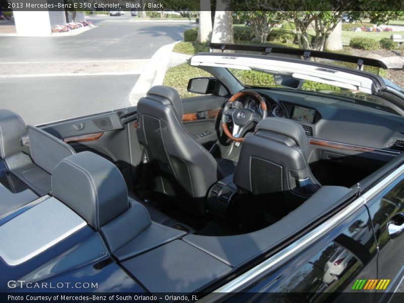 Black / Black 2013 Mercedes-Benz E 350 Cabriolet