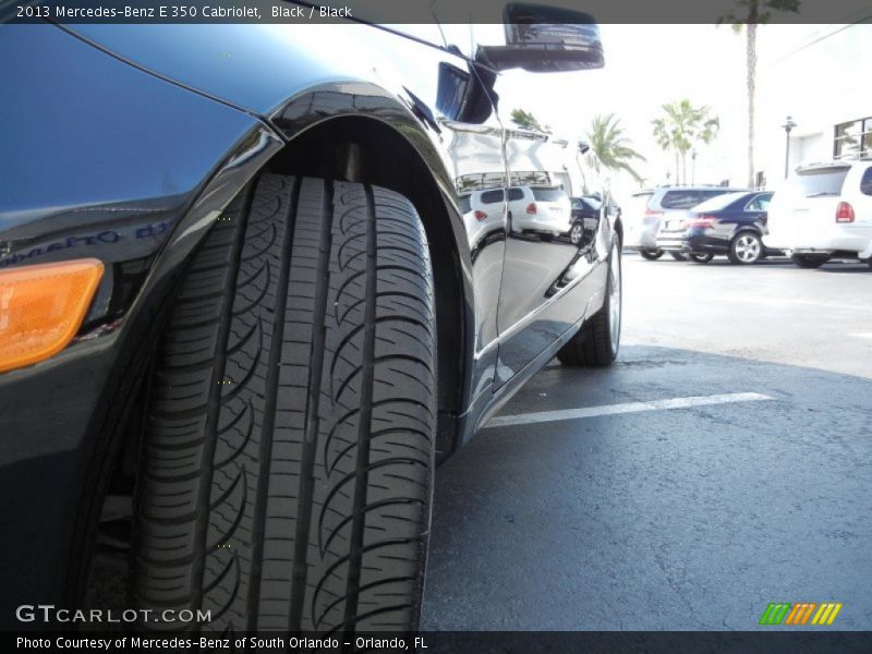Black / Black 2013 Mercedes-Benz E 350 Cabriolet