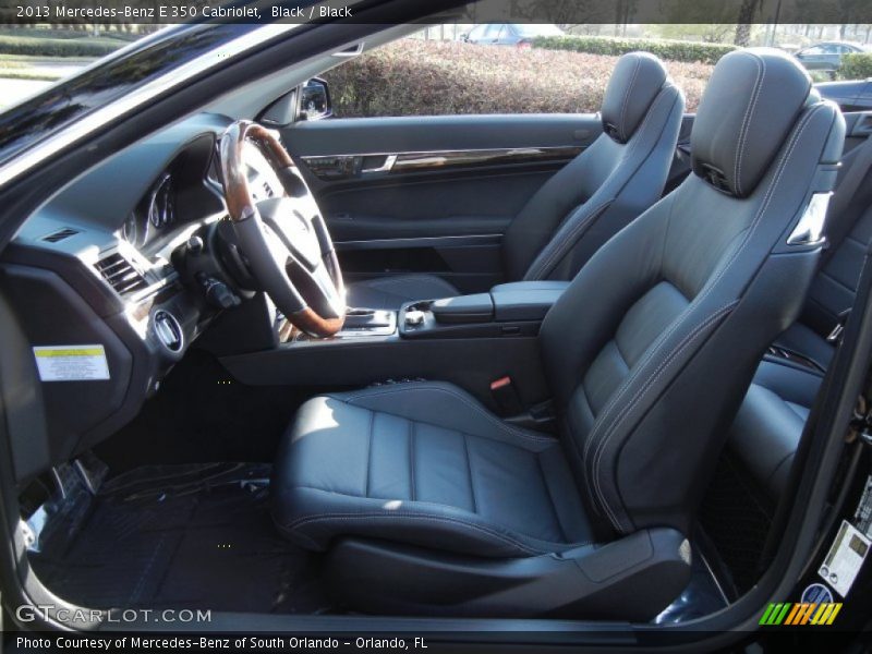  2013 E 350 Cabriolet Black Interior