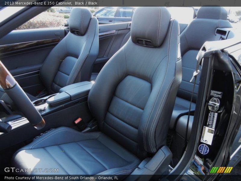 Front Seat of 2013 E 350 Cabriolet