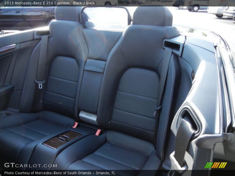 Rear Seat of 2013 E 350 Cabriolet