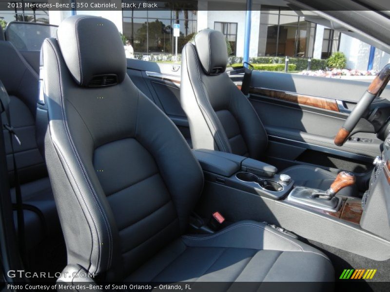 Black / Black 2013 Mercedes-Benz E 350 Cabriolet