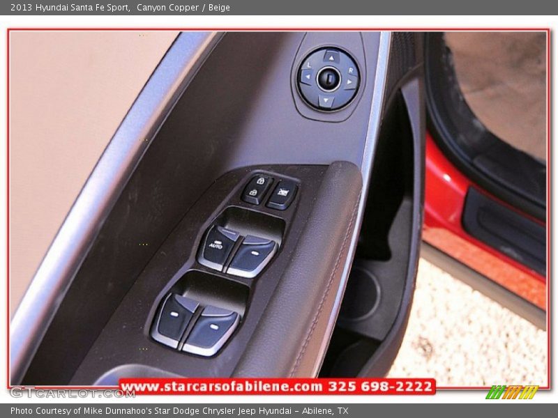 Canyon Copper / Beige 2013 Hyundai Santa Fe Sport