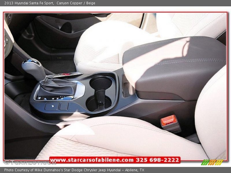 Canyon Copper / Beige 2013 Hyundai Santa Fe Sport