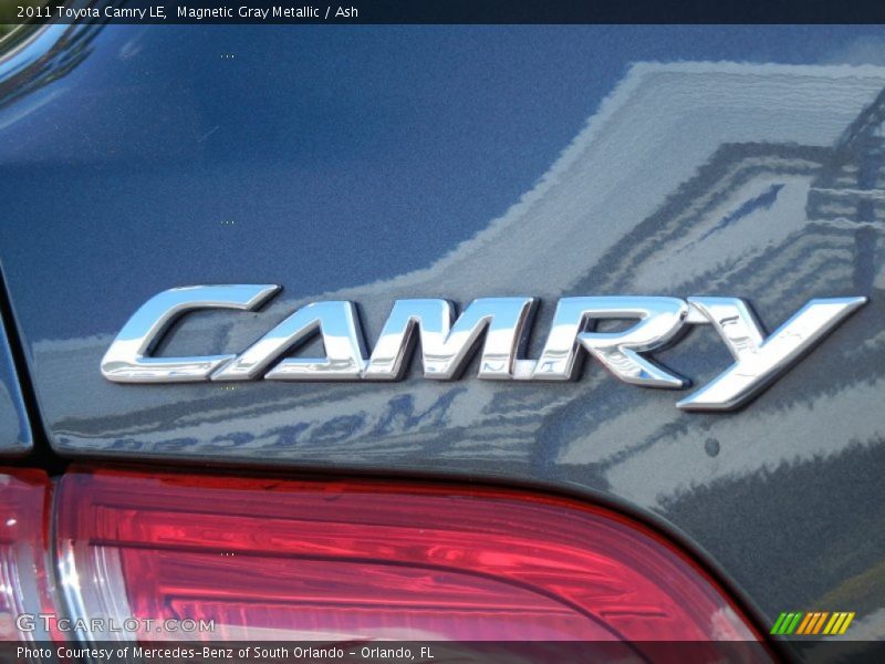 Magnetic Gray Metallic / Ash 2011 Toyota Camry LE