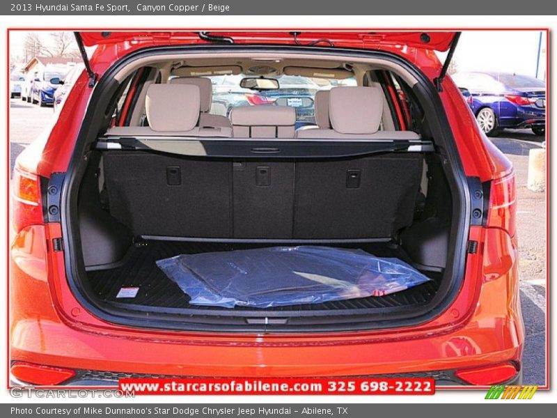 Canyon Copper / Beige 2013 Hyundai Santa Fe Sport