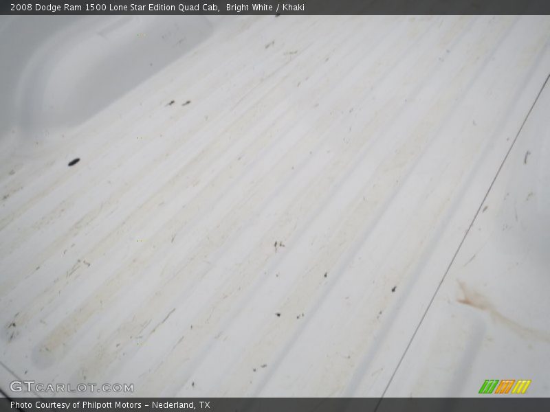 Bright White / Khaki 2008 Dodge Ram 1500 Lone Star Edition Quad Cab