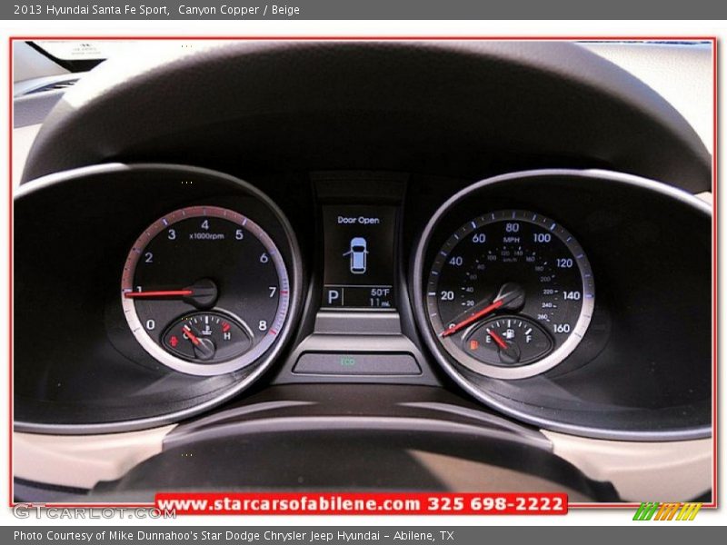 Canyon Copper / Beige 2013 Hyundai Santa Fe Sport