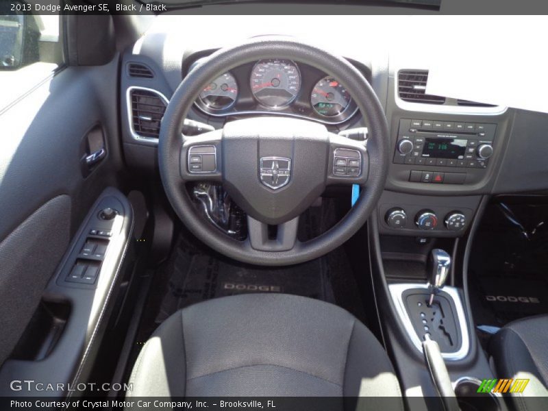 Black / Black 2013 Dodge Avenger SE