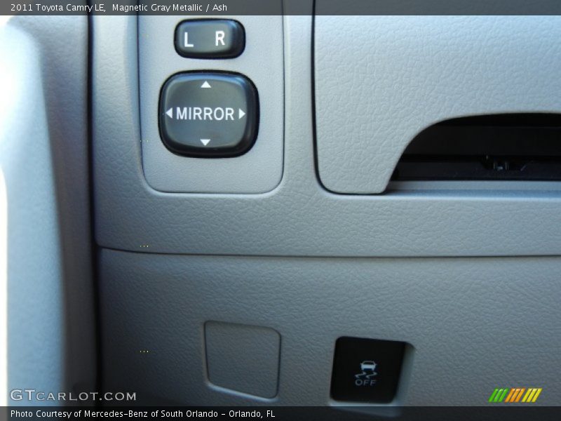 Magnetic Gray Metallic / Ash 2011 Toyota Camry LE
