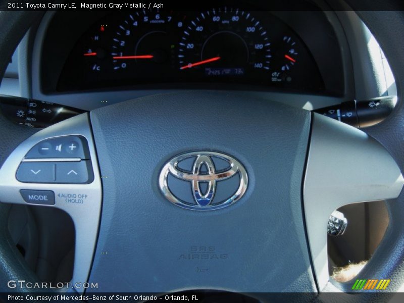 Magnetic Gray Metallic / Ash 2011 Toyota Camry LE