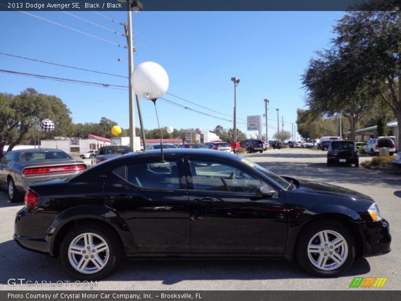 Black / Black 2013 Dodge Avenger SE