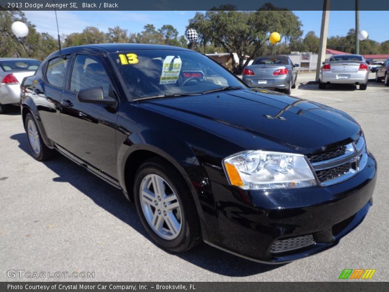 Black / Black 2013 Dodge Avenger SE