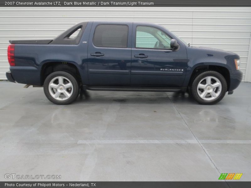 Dark Blue Metallic / Dark Titanium/Light Titanium 2007 Chevrolet Avalanche LTZ