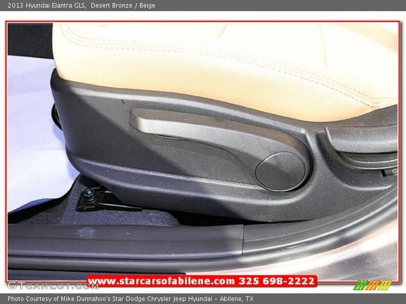 Desert Bronze / Beige 2013 Hyundai Elantra GLS