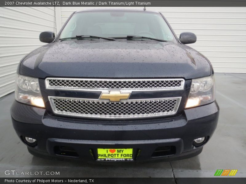 Dark Blue Metallic / Dark Titanium/Light Titanium 2007 Chevrolet Avalanche LTZ