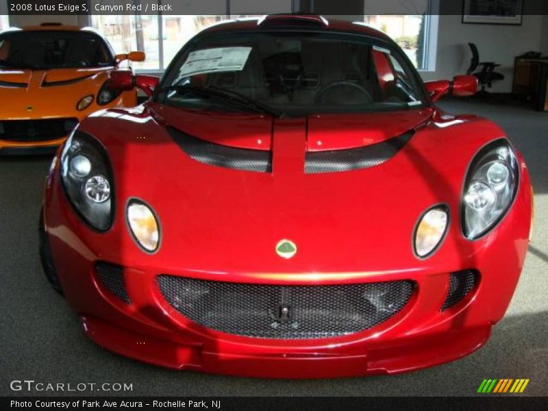 Canyon Red / Black 2008 Lotus Exige S