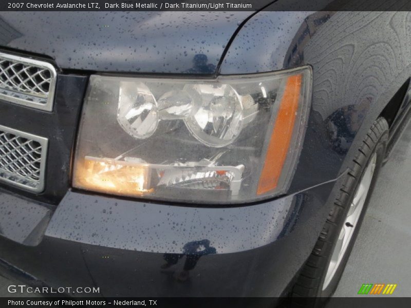 Dark Blue Metallic / Dark Titanium/Light Titanium 2007 Chevrolet Avalanche LTZ