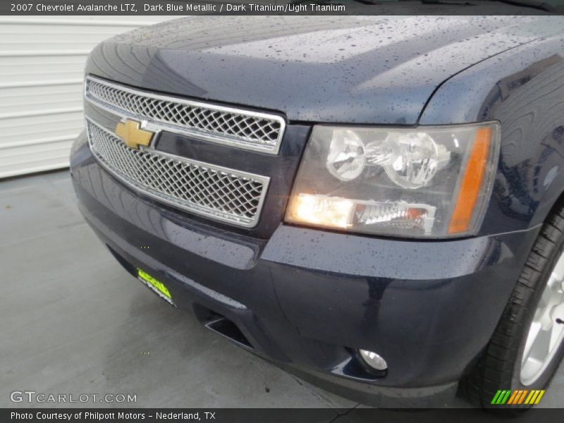 Dark Blue Metallic / Dark Titanium/Light Titanium 2007 Chevrolet Avalanche LTZ