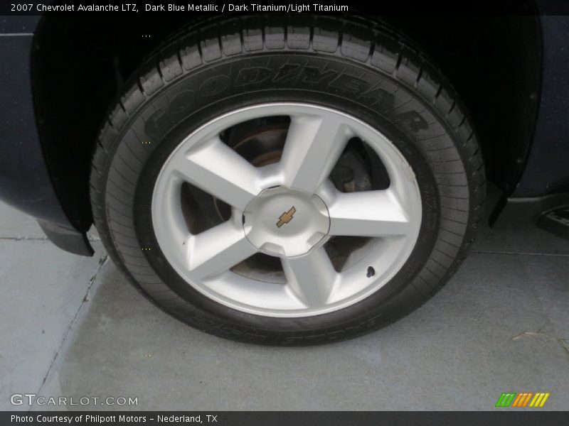 Dark Blue Metallic / Dark Titanium/Light Titanium 2007 Chevrolet Avalanche LTZ