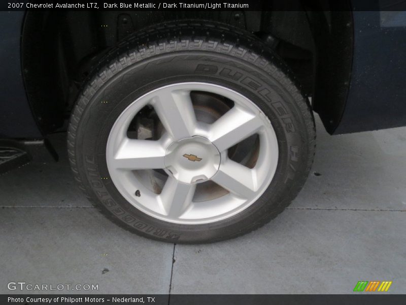 Dark Blue Metallic / Dark Titanium/Light Titanium 2007 Chevrolet Avalanche LTZ