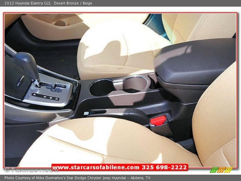 Desert Bronze / Beige 2013 Hyundai Elantra GLS