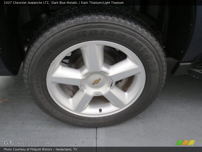 Dark Blue Metallic / Dark Titanium/Light Titanium 2007 Chevrolet Avalanche LTZ