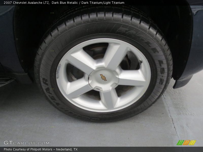 Dark Blue Metallic / Dark Titanium/Light Titanium 2007 Chevrolet Avalanche LTZ