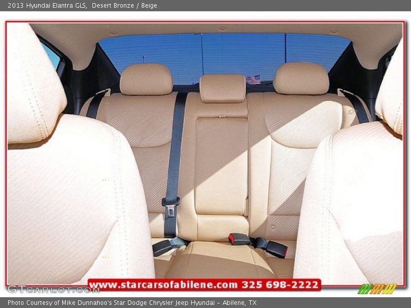 Desert Bronze / Beige 2013 Hyundai Elantra GLS