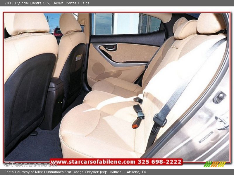 Desert Bronze / Beige 2013 Hyundai Elantra GLS