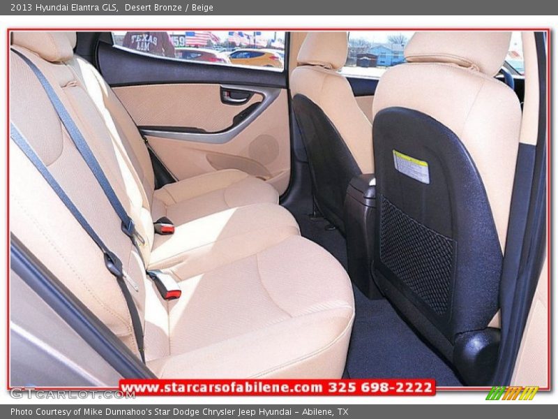 Desert Bronze / Beige 2013 Hyundai Elantra GLS