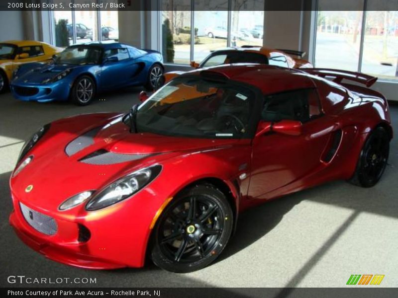 Canyon Red / Black 2008 Lotus Exige S