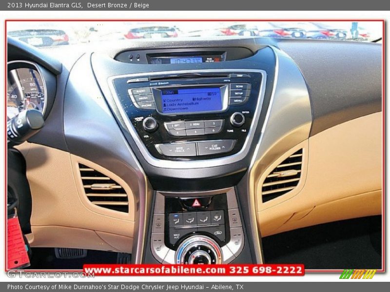 Desert Bronze / Beige 2013 Hyundai Elantra GLS