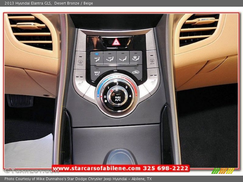 Desert Bronze / Beige 2013 Hyundai Elantra GLS