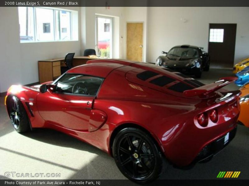 Canyon Red / Black 2008 Lotus Exige S