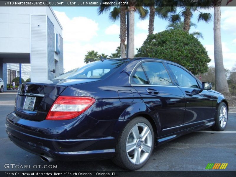 Capri Blue Metallic / Almond/Mocha 2010 Mercedes-Benz C 300 Sport