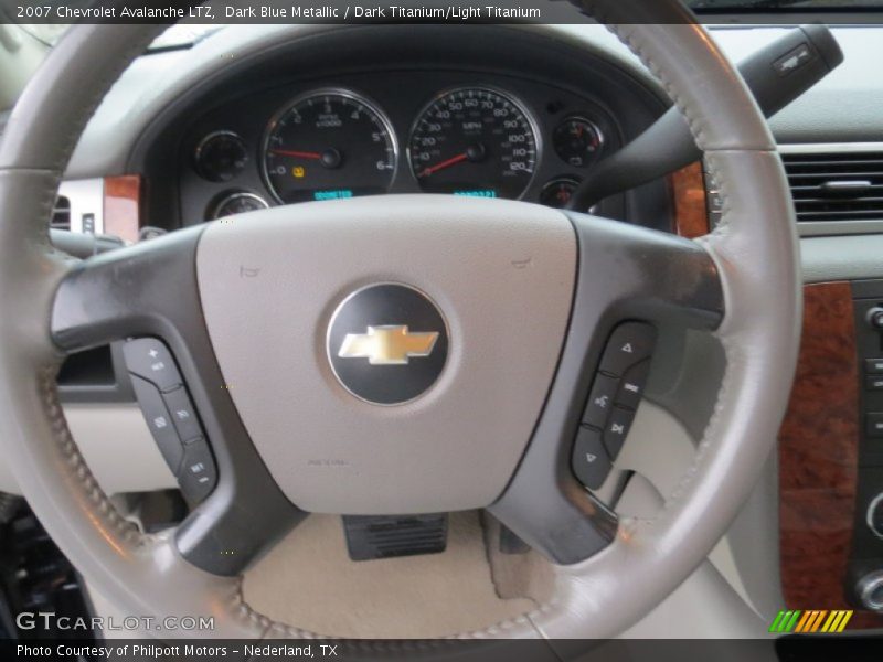 Dark Blue Metallic / Dark Titanium/Light Titanium 2007 Chevrolet Avalanche LTZ