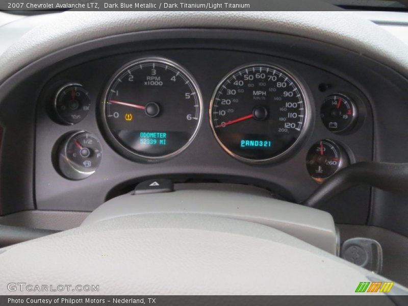 Dark Blue Metallic / Dark Titanium/Light Titanium 2007 Chevrolet Avalanche LTZ