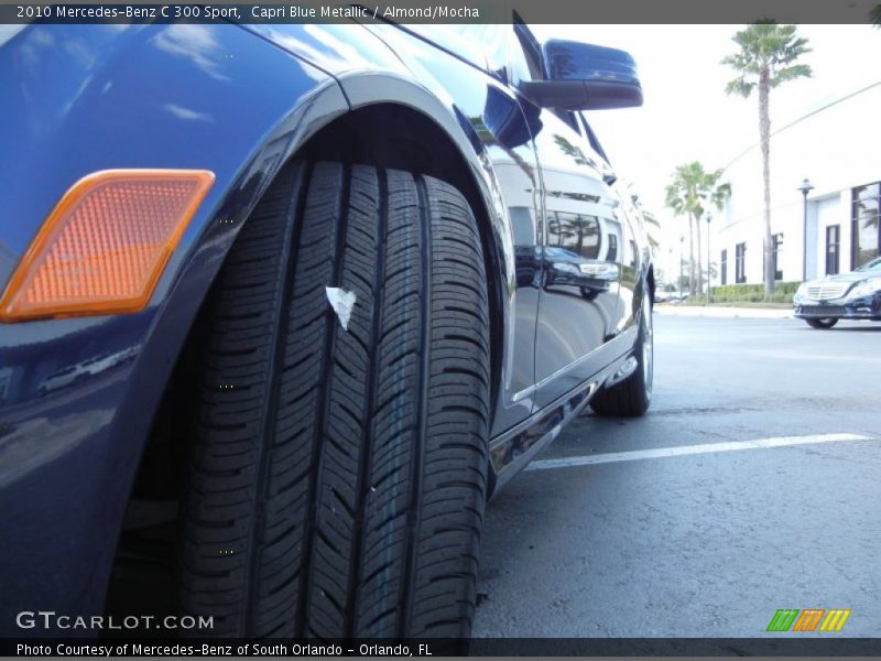 Capri Blue Metallic / Almond/Mocha 2010 Mercedes-Benz C 300 Sport