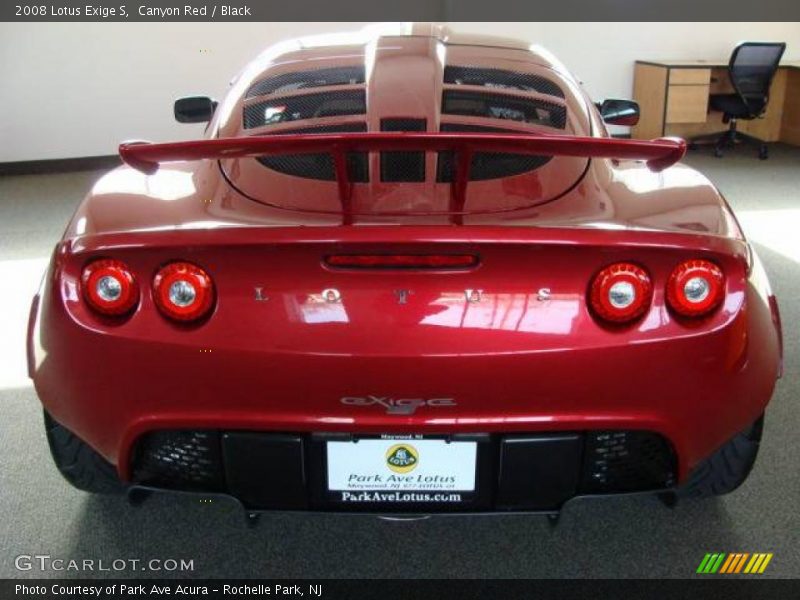 Canyon Red / Black 2008 Lotus Exige S