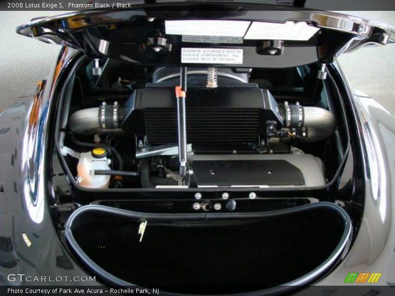  2008 Exige S Engine - 1.8 Liter Supercharged DOHC 16-Valve VVT 4 Cylinder