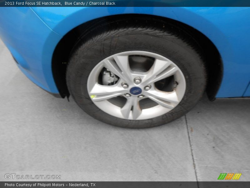 Blue Candy / Charcoal Black 2013 Ford Focus SE Hatchback