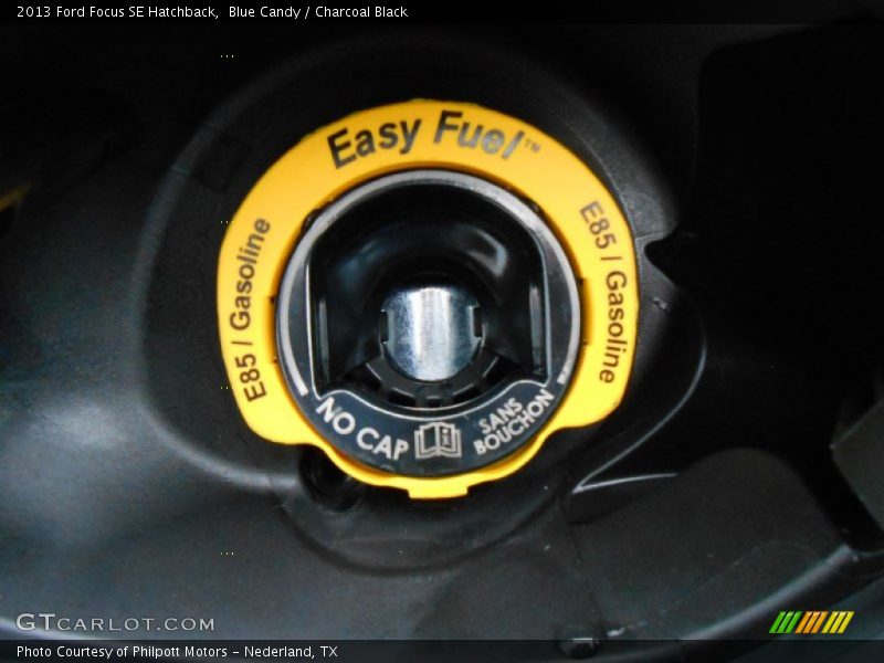 Blue Candy / Charcoal Black 2013 Ford Focus SE Hatchback