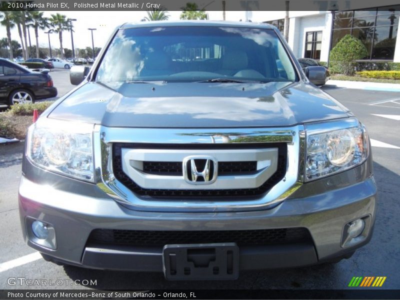 Polished Metal Metallic / Gray 2010 Honda Pilot EX