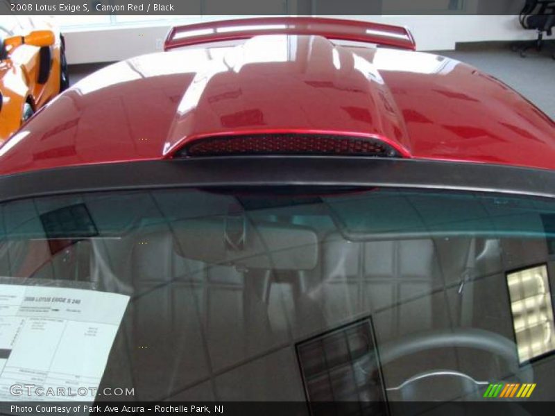 Canyon Red / Black 2008 Lotus Exige S