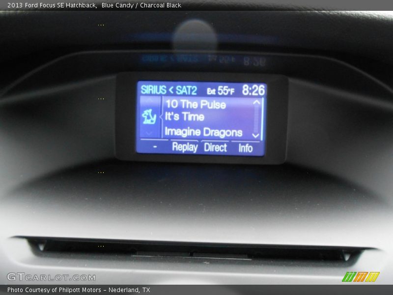 Blue Candy / Charcoal Black 2013 Ford Focus SE Hatchback