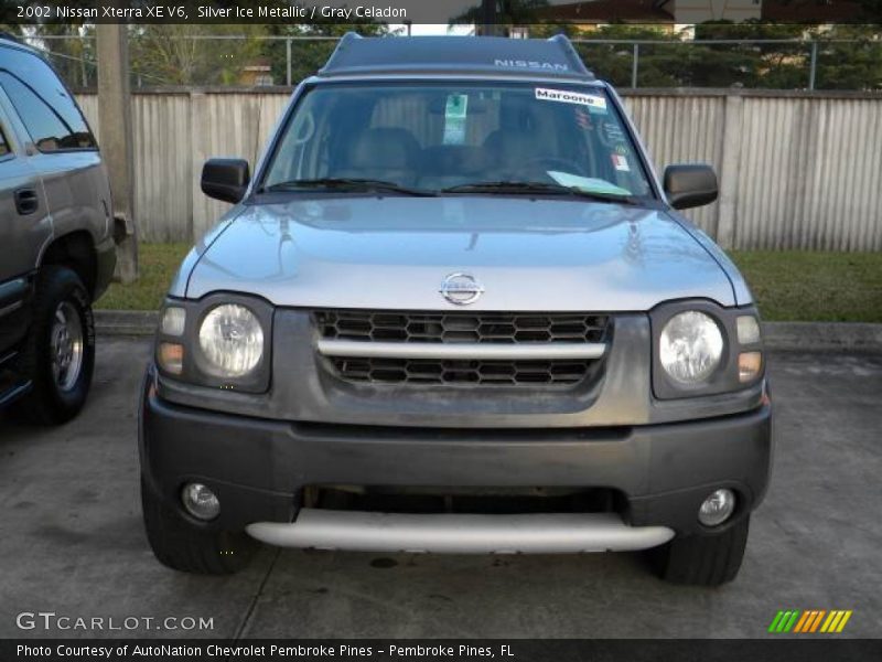 Silver Ice Metallic / Gray Celadon 2002 Nissan Xterra XE V6