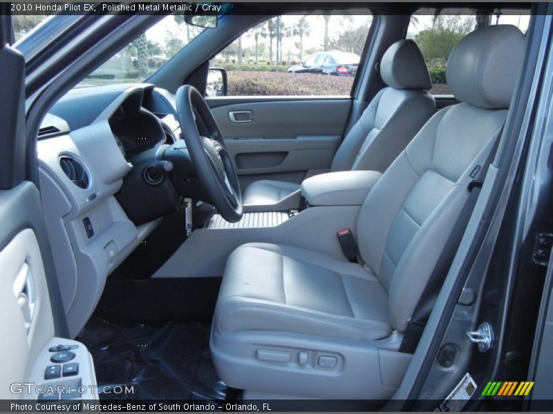 Polished Metal Metallic / Gray 2010 Honda Pilot EX